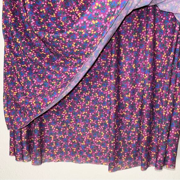 Matilda Jane Walking On a Cloud Mesh Babydoll Top Purple Women's Size Medium - Picture 10 of 16